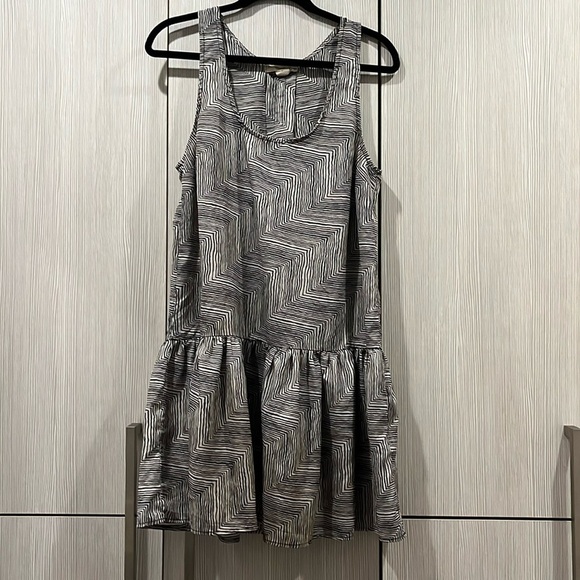 Staring at Stars Zebra Print Drop Waist Dress | Size Medium - Picture 1 of 11